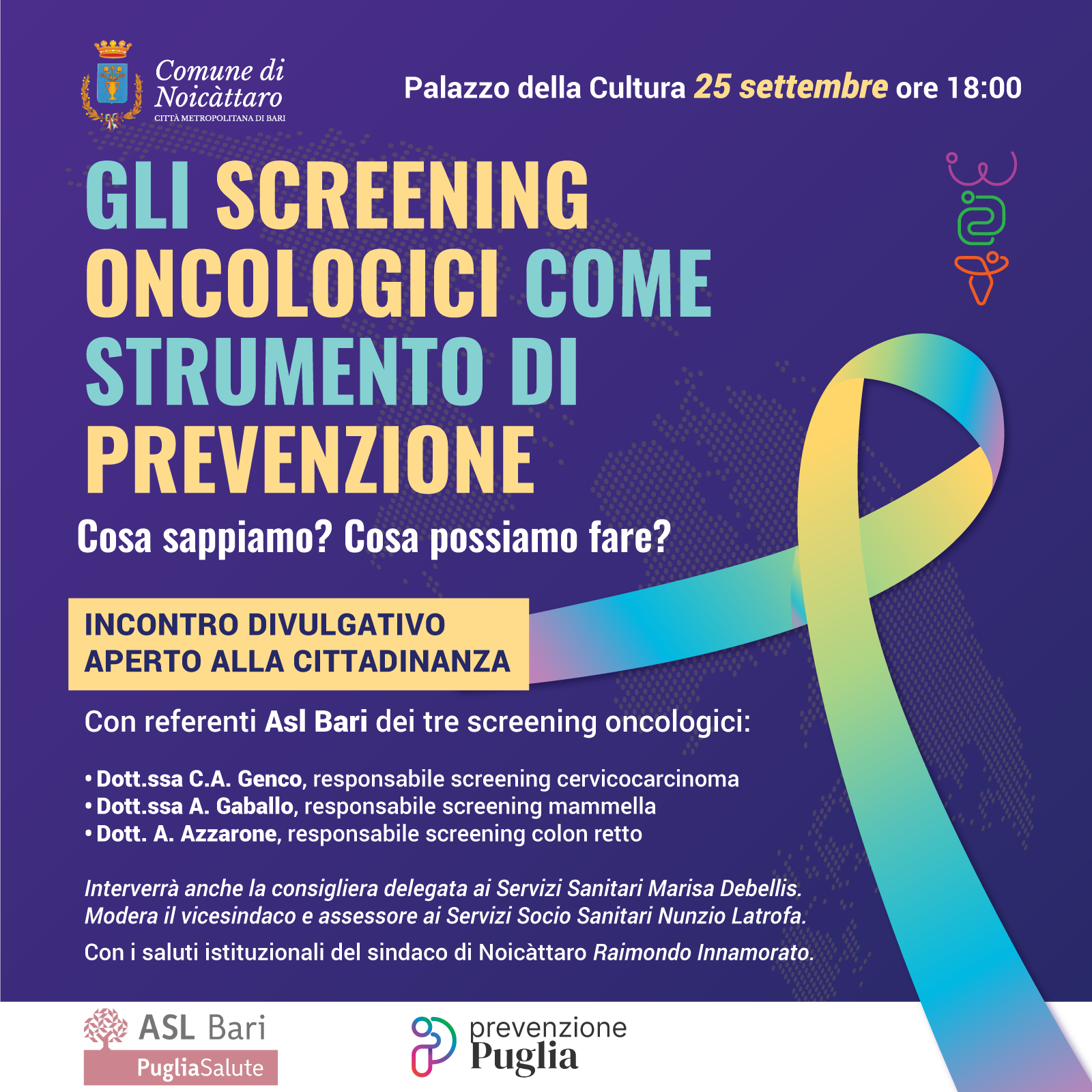 Prevenzione: una giornata dedicata agli screening oncologici. 